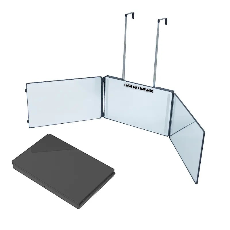 Trifold LED Mirror