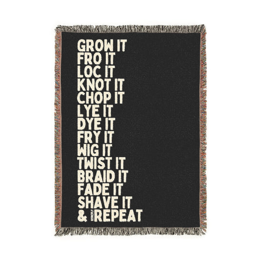 Hair Odyssey Text Blanket